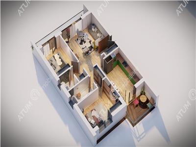 Apartament 3 camere decomandate cu parcare subterana si balcon