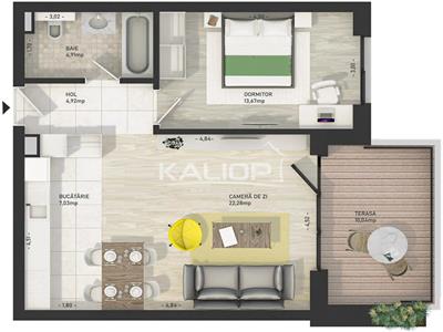 Apartament 2 camere | imobil nou |  Marasti zona The Office