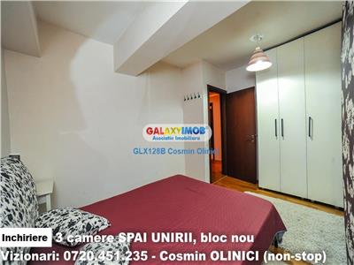 Apartament 3 camere bloc nou SPLAI Unirii  700 m metrou Mihai Bravu