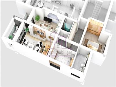 Apartament 3 camere PREMIUM | 2 bai | cartier exclusivist