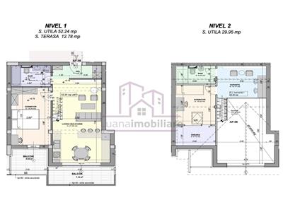 Penthouse 3 camere PREMIUM | 2 niveluri | cartier exclusivist (Mo)