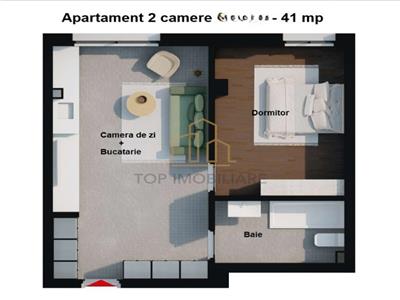 Apartament 2 camere41 mp_Nicolina Pepinierei
