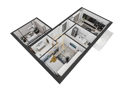 COMISION 0% Apartament 3 camere decomandat Platoul Insorit Galata bloc nou