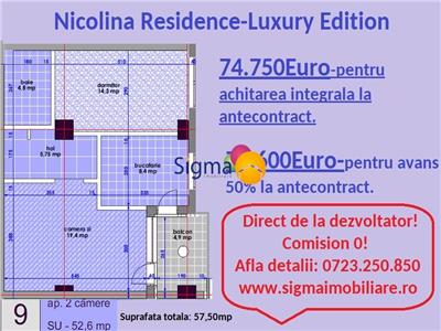 Nicolina, Luxury Edition, apartamente noi