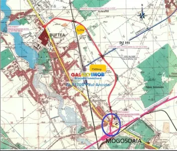 Teren Buftea Gara Rombiz 7500 mp Industrial Depozitare - Buftea