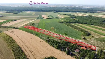 Ultimele 4 parcele disponibile - Teren intravilan - Vedere catre oras - Viile Satu Mare