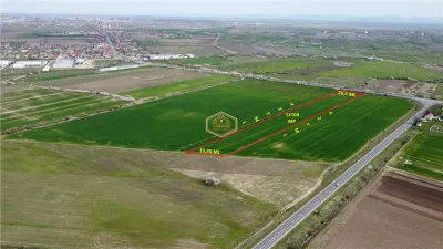 Teren 12.100 mp pe Lucian Blaga (E 81) | Pretabil pentru Hala, Depozit, Productie, Showroom - Satu Mare