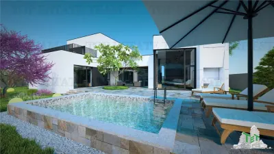 Vila lux teren 750mp cu piscina si garaj langa Soseaua de Centura - Clinceni