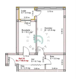 Studio de vanzare in bloc nou, etaj 2 - SELIMBAR - Selimbar