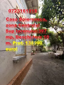 Casa  Boiereasca 3 camere caramida si boltari zona Centrala Brainconf , Terenu 397 mp - Braila